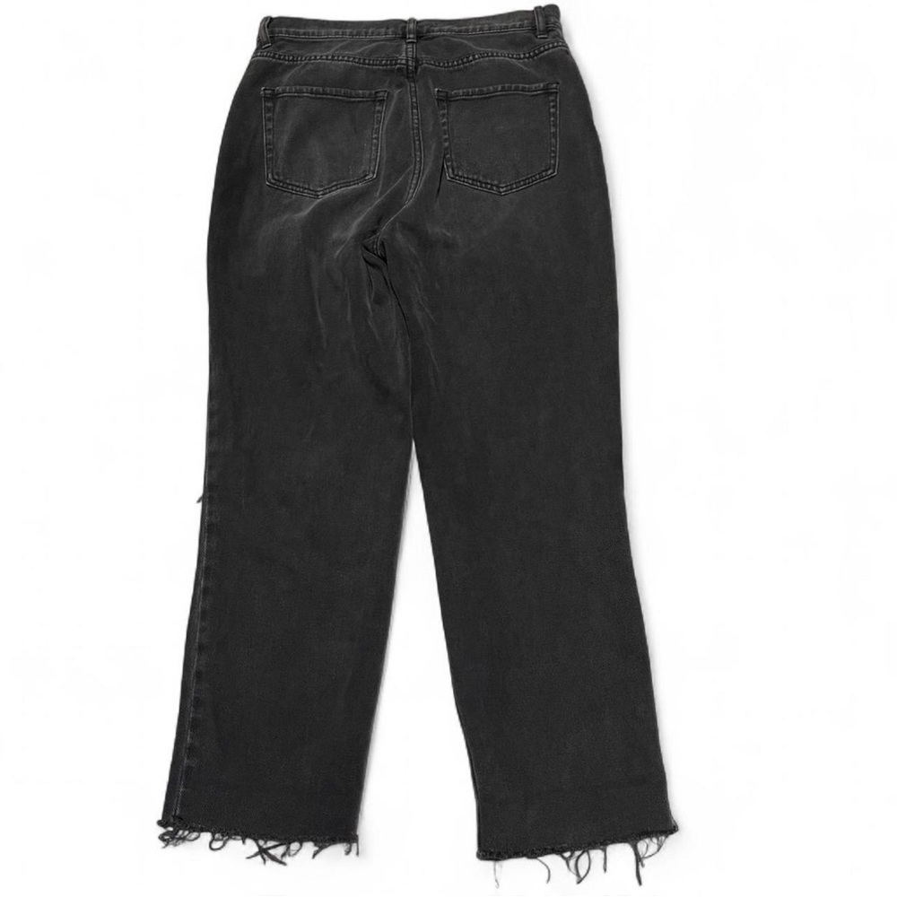 PacSun Women’s Black Jeans Size 28 Distressed High Rise Straight Leg Denim 28x25 - Picture 2 of 9